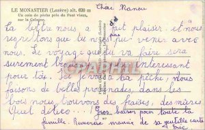 Old Postcard Monastier Lozere