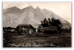 RPPC Native Farm Cerro De La Silla Monterrey Nuevo León Mexico UNP Postcard H21