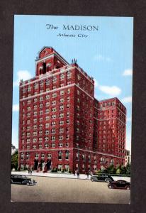 NJ The Madison Hotel Atlantic City New Jersey Postcard