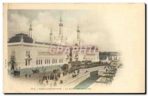 Old Postcard Paris Exhibition The door Invalides