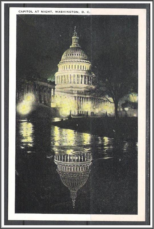 Washington DC Capitol At Night - [DC-075]