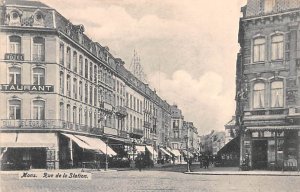 Rue de la Station Mons Belgium Unused 