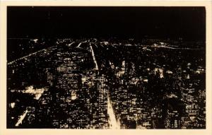 CPA AK North View from Empire State Building night NEW YORK CITY USA (790332)