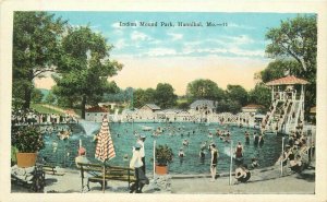 Missouri Hannibal Indian Mound Park #11 Kropp 1920s Postcard 22-2137