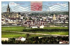 Old Postcard Sevilla Vista Parcial