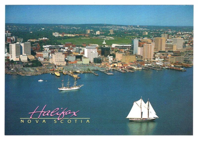 Large 5 X 7 in, Bluenose and Skyline, Halifax, Nova Scotia