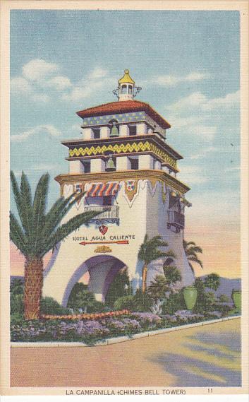 La Campanilla Chimes Bell Tower Hotel Agua Caliente Mexico