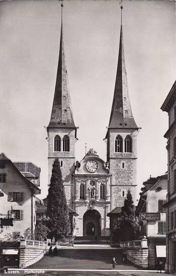 Schweiz Luzern Hofkirche Photo