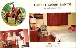 Postcard Turkey Creek Ranch on Bull Shoals Lake, Ozarks, Theodosia, Missouri