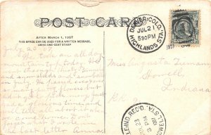 F46/ Cheyenne Canon Colorado Postcard 1907 Camp Harding Building