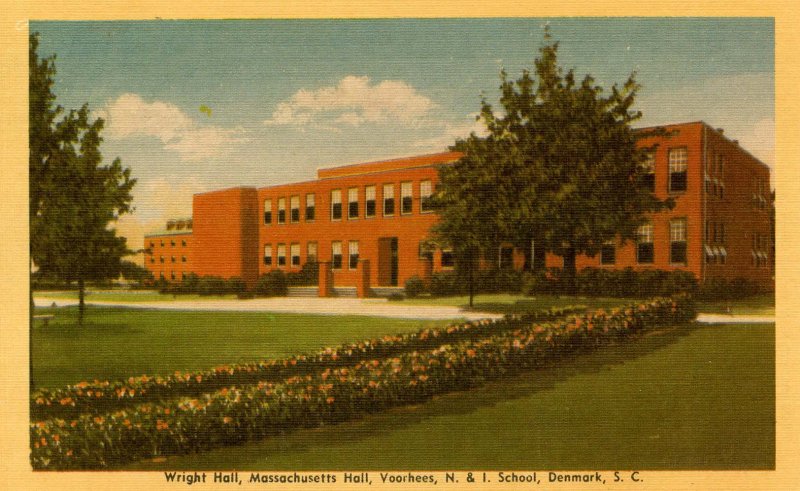 SC - Denmark. Voorhees Normal & Industrial School, Wright Hall & Massachusett...