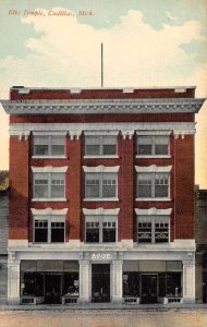 Cadillac Michigan Elks Temple Vintage Postcard AA39416