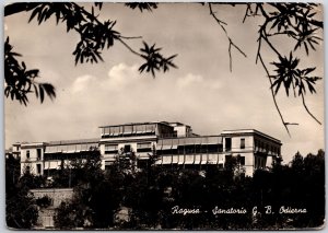 Ragusa Sanatorio G. B. Odierna Sicily Italy Real Photo RPPC Postcard