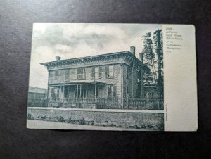 Mint USA Civil War Postcard Jefferson Davis Home White House Montgomery Alabama