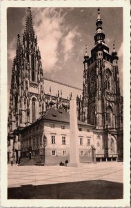 Czech Republic Praha Prague Chrám sv. Víta Vintage RPPC C203