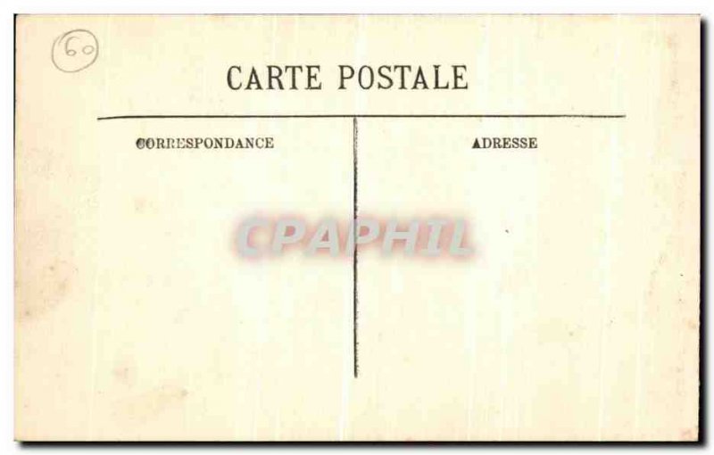 Old Postcard Chantilly Chateau De La Chapelle