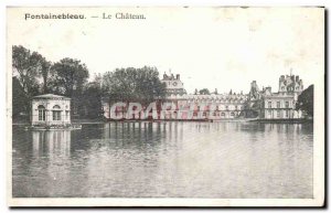 Fontainebleau Old Postcard The castle