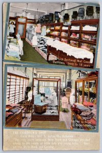 K20/ Syracuse New York Postcard c1910 The Childrens Shop Interior 2View 73