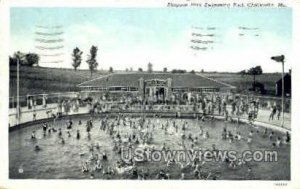 Simpson Park Swimming Pool - Chillicothe, Missouri MO Postcard