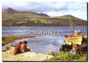 Modern Postcard Goat Fell across Brodick Bay Isle of Arran