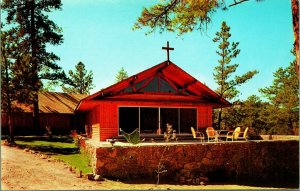 Church of Christ the King Parish Hall Evergreen Colorado CO UNP Chrome Postcard
