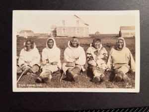 Mint USA Postcard RPPC Eskimo Chiefs Native Americans Alaska