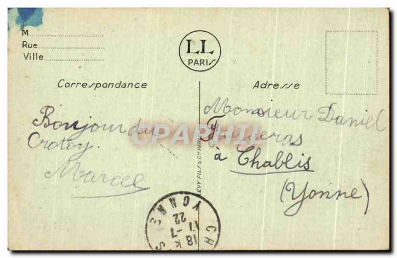 Old Postcard Crotoy Port Boat