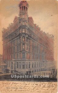Hotel Bennert - Baltimore, Maryland MD Postcard