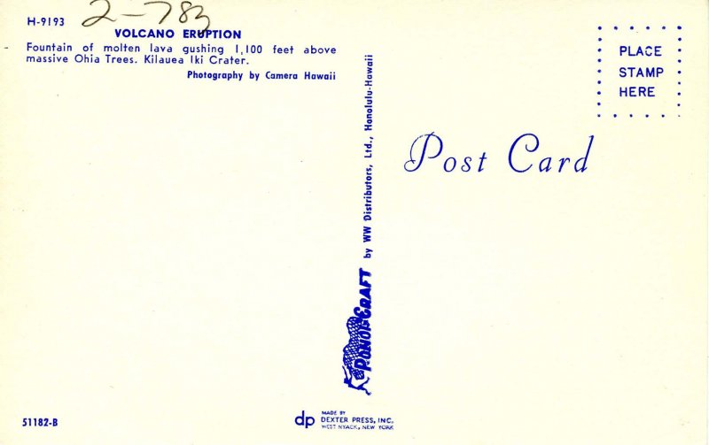 HI - Kilauea Iki Volcano