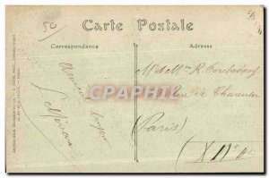 Old Postcard Cherbourg Torpedo Boat returning to the piers