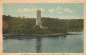 Vintage Postcard 1920's The Memorial Tower North West Arm Halifax Nova Scotia