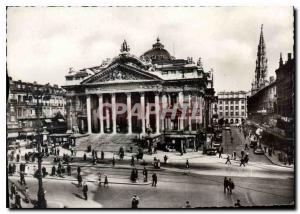 Postcard Modern Brussels Stock Exchange