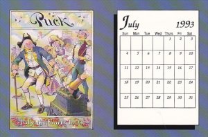 July 1993 Limited Editon Calendar Card