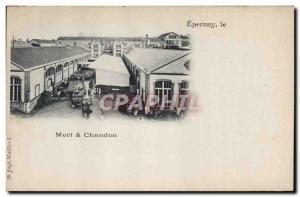 Old Postcard Folklore Wine Vintage Champagne Epernay Moet & Chandon