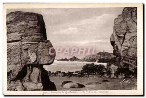 Postcard Old Port of Quiberon Presquile Sphinx