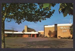 MI Weber's Inn Motel ANN ARBOR MICHIGAN POSTCARD