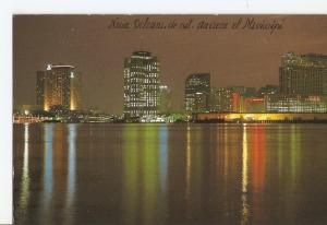 Postal 032057 : New Orleans Skyline at night