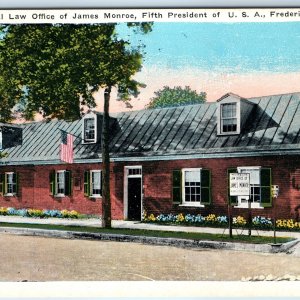c1910s Fredericksburg, VA James Monroe Law Office Museum Building Home PC A243
