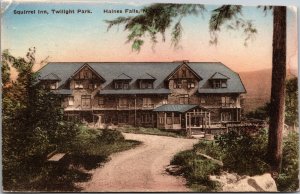 Hand Colored PC Squirrel Inn at Twilight Park in Haines Falls, New York~136376