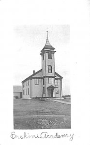 China ME Erskine Academy in 1909, Real Photo Postcard