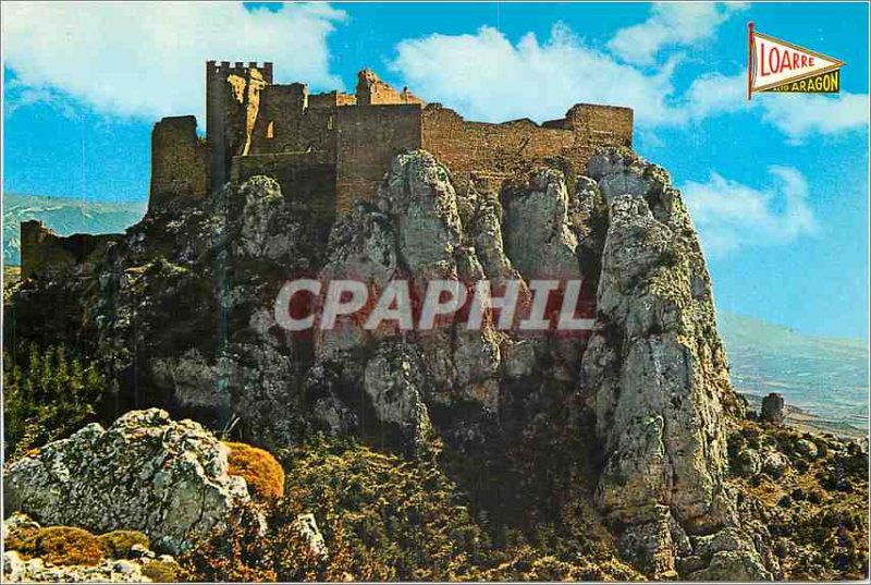 Postcard Modern Alto Aragon (Huesca) Loarre Castillo Siglo XI