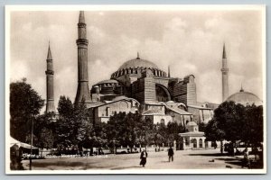 RPPC  Constantinople  Turkey  Mosquee Ste. Sophia Postcard