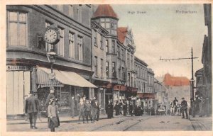 Rotherham England High Street Vintage Postcard JJ658747