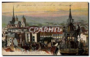 Old Postcard The Jacquemart Dijon Notre Dame and apse of St. Benigne