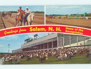 Chrome HORSE RACING SCENE Salem New Hampshire NH AG5421@