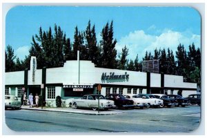 Heilman's Beachcomber Restaurant Cars Roadside Clearwater Beach FL Postcard
