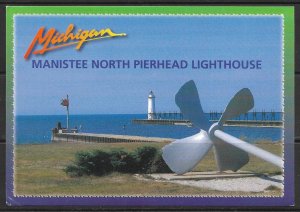 Michigan, Manistee - North Pierhead Lighthouse - [MI-119X]