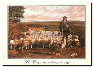 Postcard Modern Landes Old Engraving 1890 shepherd on stilts keeping sheep