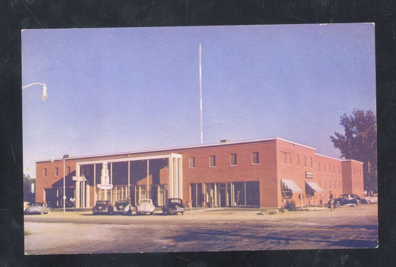 VERNAL UTAH HOTEL VERNAL OLD CARS DOWNTOWN VINTAGE POSTCARD