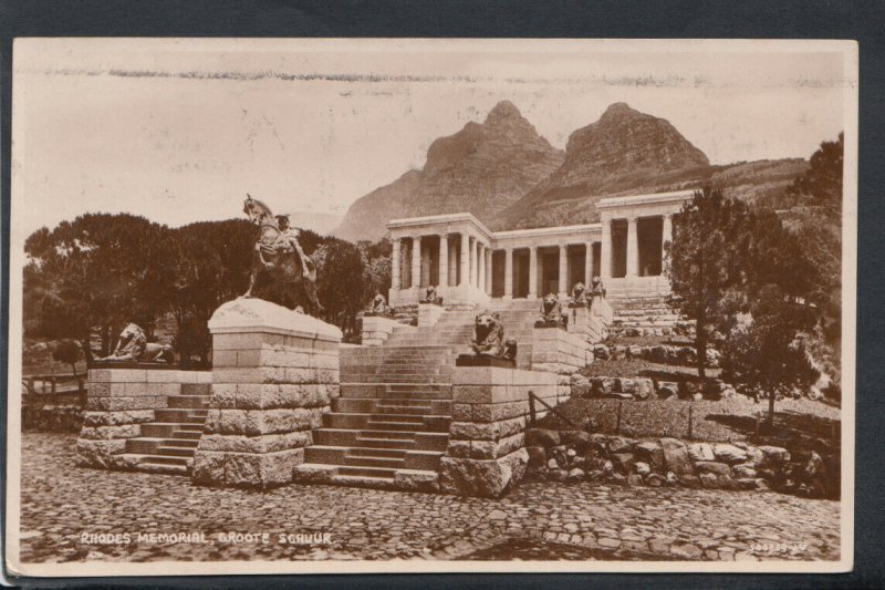 South Africa Postcard - Rhodes Memorial, Groote Schuur    T3286